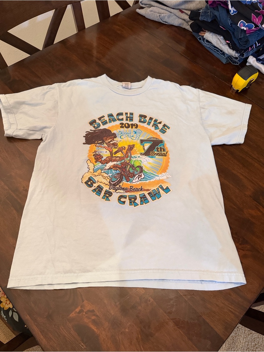 Gildan Hammer Light Blue Crewneck T-Shirt